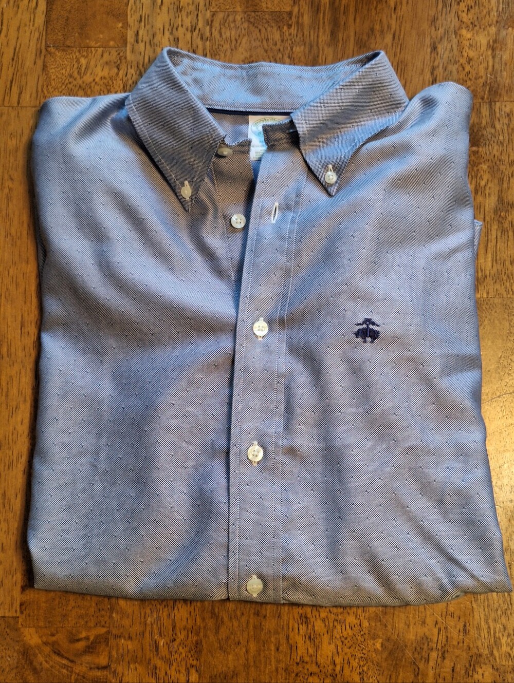 Brooks Brothers Milano Slim Fit Button-Down Sport Shirt - M